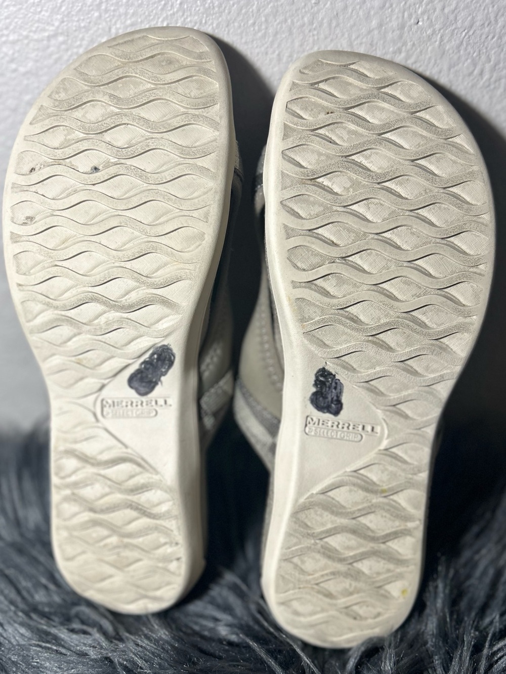 Merrell District 3 Post Brindle Neutral Taupe Slide with Adjustable Buckle Sz 10 - Picture 7 of 10